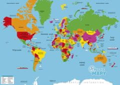 DINO Puzzle Mapy: Svet 82 dielikov