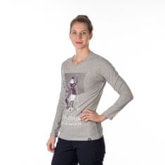 Northfinder Dámske priedušné tričko s potlačou a vysokým podielom bavlny FAYE