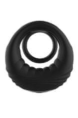 Dreamtoys RAMROD Strong Vibe Cockring Remote (Black), vibračný krúžok na penis