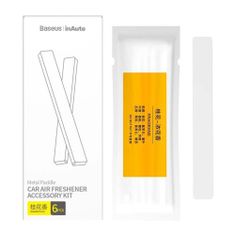 BASEUS Fragrance Paddle 6x refiller (for SUXUN-BP01) air freshener (osmanthus) biela (SUXUN-M0B)