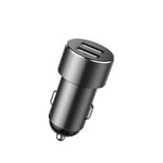 BASEUS Car charger One to Two Cigarette Lighter(dual- lighter 80W+dual USB 3.1A) čierna (CRDYQ-01)