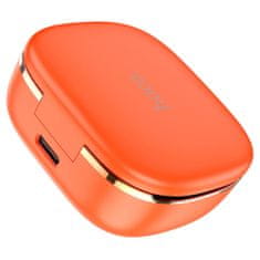 Hoco Bezdrôtové slúchadlá (EW18) - TWS s Bluetooth 5.3 - oranžové