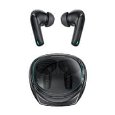 USAMS Bezdrôtové slúchadlá do uší série XJ13 (BHUXJ01) - na hranie hier, TWS, Bluetooth, s potlačením hluku - čierne