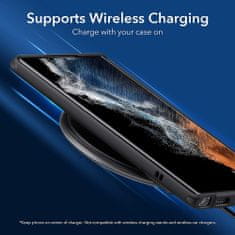ESR Air Shield Boost Kickstand - Samsung Galaxy S22 Ultra 5G - Translucent Black