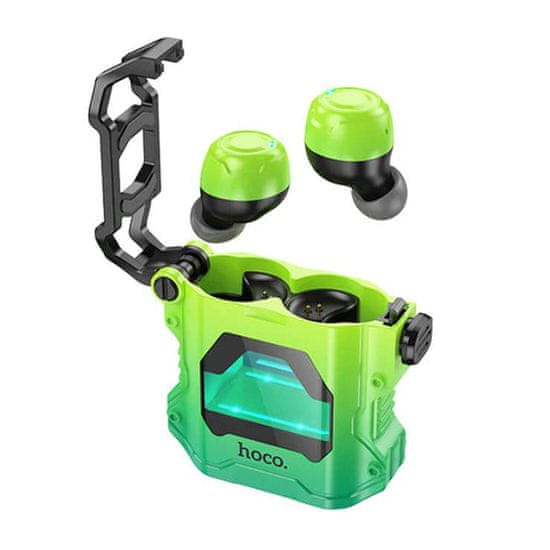 Hoco Wireless Earbuds (EW33) - for Gaming, TWS, Bluetooth 5.3 - Fluorescent Green