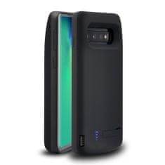 Techsuit Puzdro s batériou Power Pro - Samsung Galaxy S10 - 6000 mAh - čierne