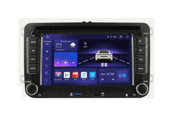 4GB RAM Autorádio pre VOLKSWAGEN ŠKODA SEAT CarPlay Android Auto, 8-jadrový procesor, GPS navigácia, WiFi, Bluetooth, USB, kamera