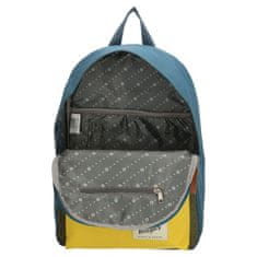 Beagles Žlto-modrý vodeodolný školský ruksak „Smile“