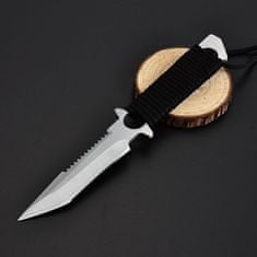 IZMAEL Outdoorový nôž Lanze-Strieborná/Čierna KP28026