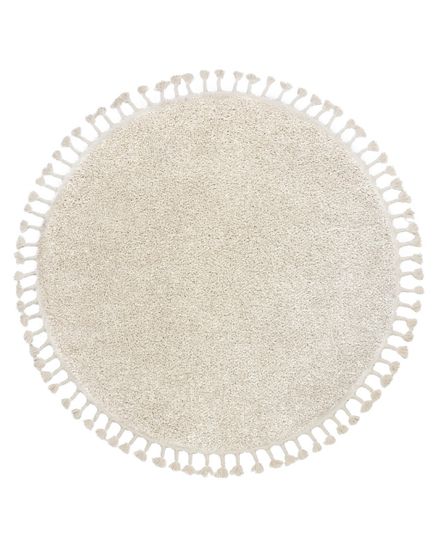 Dywany Łuszczów AKCIA: 160x160 (prúmer) kruh cm Kusový koberec Berber 9000 cream kruh