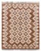 Ručne viazaný kusový koberec M. Kelim DE 2262 Brown Mix 80x150