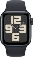 Apple Watch sa 2023, Cellular, 40mm, Midnight, Midnight Sport Band - M/L