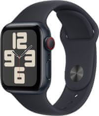 Apple Watch sa 2023, Cellular, 40mm, Midnight, Midnight Sport Band - M/L