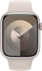 Apple Watch saries 9, 45mm, Starlight, Starlight Sport Band - M/L