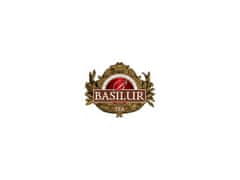 Basilur BASILUR - Zmes čiernych ovocných čajov vo vrecúškach, v ozdobnej plechovke, 32x2g, 1