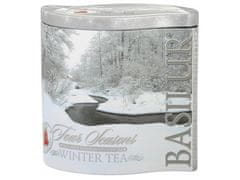 Basilur BASILUR Winter Tea - Sypaný cejlónsky čierny čaj s prídavkom brusníc v ozdobnej plechovke, 100 g, 1