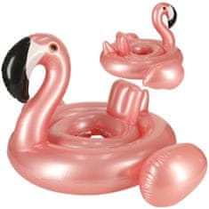Aga Nafukovací kruh so sedadlom pre deti Flamingo