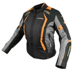 Cappa Racing Dámska moto bunda AREZZO textilní čierna/oranžová L
