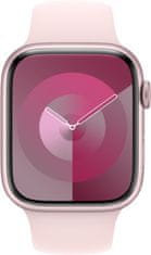 Apple Watch saries9, Cellular, 45mm, Pink, Light Pink Sport Band - M/L