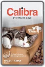 Calibra Cat vrecko Premium Adult Lamb & Poultry 100g