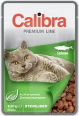 Calibra Cat vrecko Premium Sterilised Salmon 100g