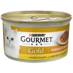 Purina Gourmet Gold cat konz.-Sauce Delight Minifiletky kurča 85 g