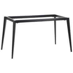 STEMA Kovový rám na stôl alebo písací stôl NY-A385. Rozmery 115x64x72,2 cm. Nohy ukončené plstenou nôžkou. Čierna farba.