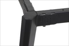STEMA Kovový rám na stôl alebo písací stôl NY-A385. Rozmery 135x74x72,2 cm. Nohy ukončené plstenou nôžkou. Čierna farba.