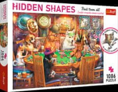 Trefl Puzzle Hidden Shapes: Herný večer 1086 dielikov