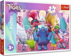 Trefl Puzzle Trollovia 3: Vo svete Trollovia MAXI 24 dielikov