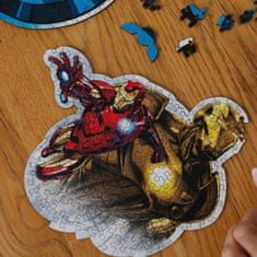 Trefl Wood Craft Origin puzzle Odvážny Iron Man 160 dielikov