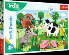 Trefl Puzzle Treflíci na farme MAXI 24 dielikov