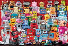 EuroGraphics Puzzle vo desiatovom boxe Roboti 100 dielikov