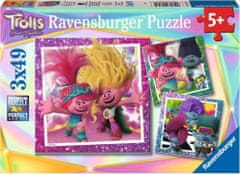 Ravensburger Puzzle Trollovia 3, 3x49 dielikov