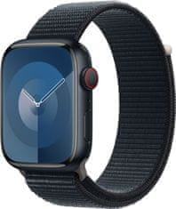 Apple Watch saries9, Cellular, 45mm, Midnight, Midnight Sport Loop
