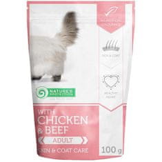 Nature's Protection Nature 'Protection Cat kaps. Persian chicken & beef 100g