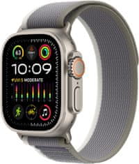 Apple Watch Ultra 2, Trail Loop, Green/Gray, M/L