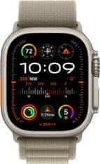 Apple Watch Ultra 2, Alpine Loop, Olive, Medium