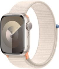 Apple Watch saries 9, 41mm, Starlight, Starlight Sport Loop