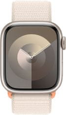 Apple Watch saries9, Cellular, 41mm, Starlight, Starlight Sport Loop