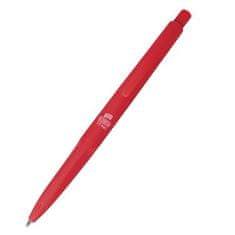 EASY RAINBOW Guľôčkové pero, červená semi-gélová náplň, 1 mm, 12 ks v balení