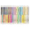 EASY TWIN Trojhranné obojstranné pastelky, 24 ks, 48 farieb (vrátane zlatej a striebornej)