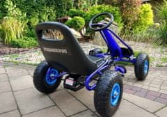 Lean-toys Modrá motokára A-15 Nafukovacie kolesá