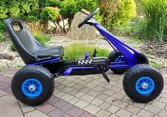 Lean-toys Modrá motokára A-15 Nafukovacie kolesá