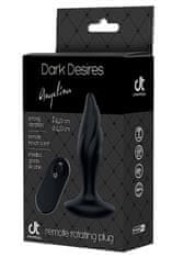 Dreamtoys Dream Toys Dark Desires Angelina (Black), análny kolík s diaľkovým ovládaním