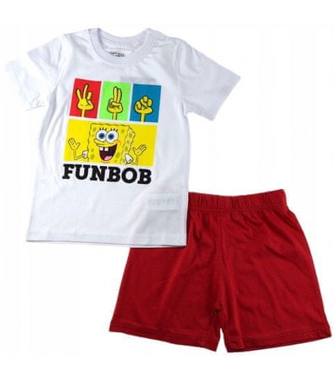 E plus M Detské pyžamo SpongeBob červené 104-134 104