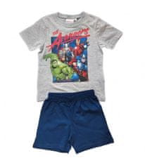 Avengers Detské pyžamo Avengers šedé tričko 98-128 cm