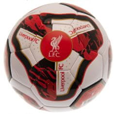 FAN SHOP SLOVAKIA Futbalová Lopta Liverpool FC, Biela a Červená, 26 panelov, Veľ. 5