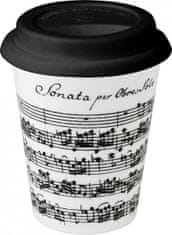 Mugshop Hrnček Coffee to go - Vivaldi Libretto / Biely