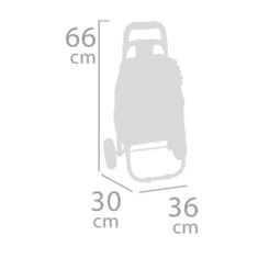 DeCuevas Skladacia cestovná taška na kolieskach - zelená 2021